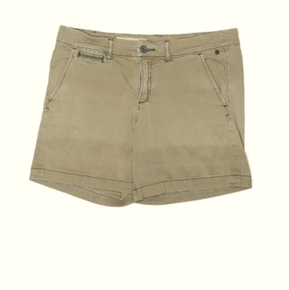 Anthropologie, Pilcro and the Letterpress, Khaki Tan Jean Shorts - Picture 1 of 6